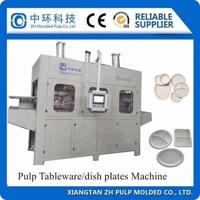 Multilayer Disposable Dish Making Machine , Paper Pulp Machine 100kw