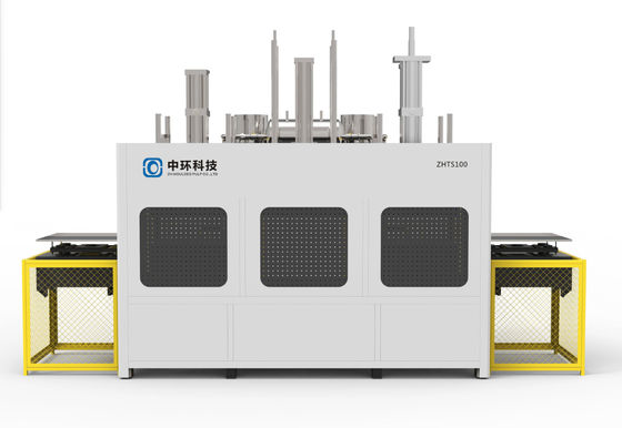 Fully Automatic 220kw Biodegradable Egg Box Pulp Mold Forming Machine for Disposable Food Containers