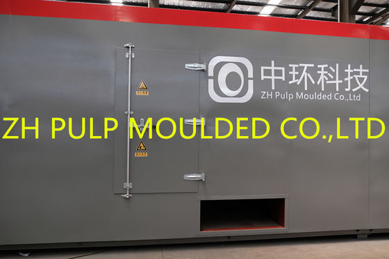 Disposable Molding Egg Box Forming Machine 100KW Eco Friendly Plates Use