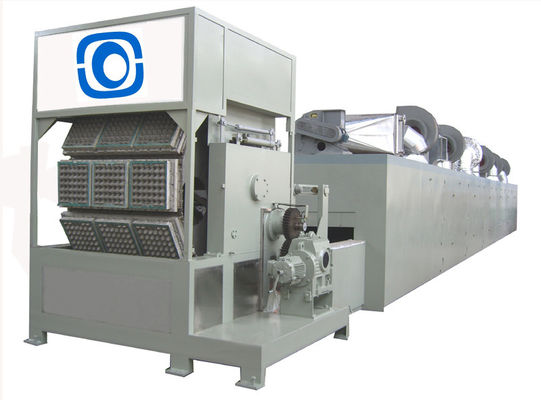 PLC Control Egg Tray Machine ,  Forming Egg Box Making Machine