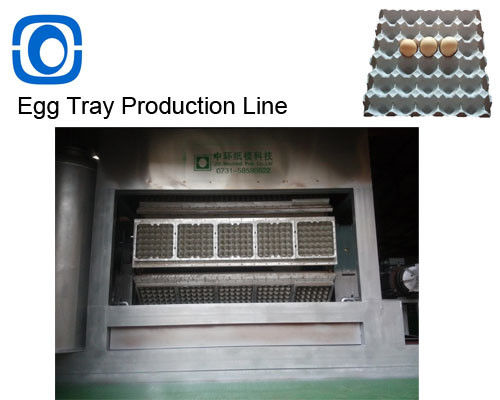 Rotary Paper Egg Tray Making Machine , Heavy Waste Paper Pulp Making Machine