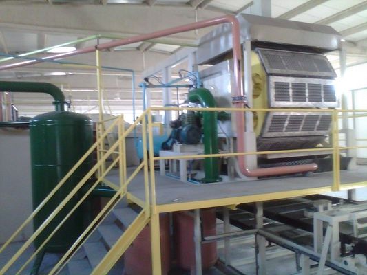 Recycled Tray Making Machine , Molding Egg Tray Forming Machine