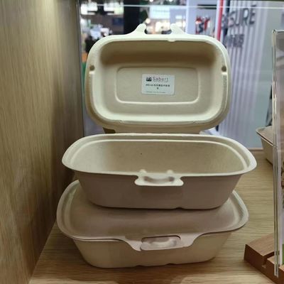 Heavy Bagasse Pulp Molding Machine Eco Friendly Take Away Food Container Making