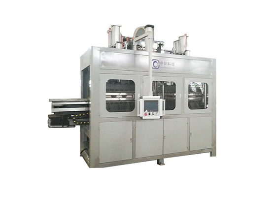Automatic Pulp Molding Tableware Machine 100KW Bagasse Plate Making