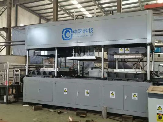 Fully Automatic 220kw Biodegradable Egg Box Pulp Mold Forming Machine for Disposable Food Containers