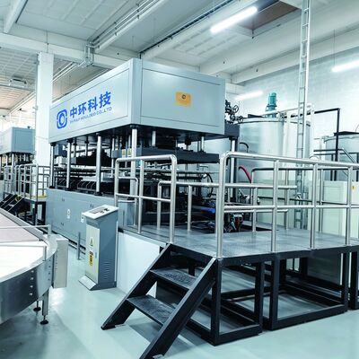 Fully Automatic 220kw Biodegradable Egg Box Forming Machine for Disposable Food Containers