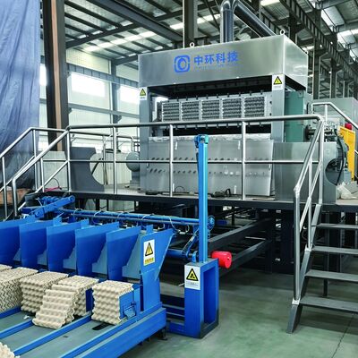 Energy Saving Pulp Molding Equipment Waste Paper Recycle Egg Tray And Paper Food Plate Making Machine